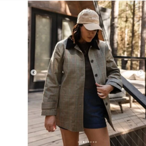 J Crew Barn Jacket™ in plaid double-faced cotton CM955 Size L NWT - Picture 2 of 9